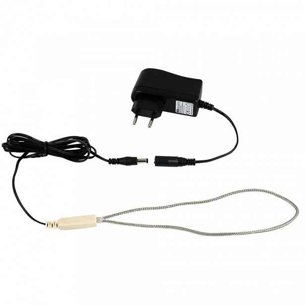 Agrofortel Vyhřívací topný kabel 12 V / 6W s adaptérem, nerezové opletení