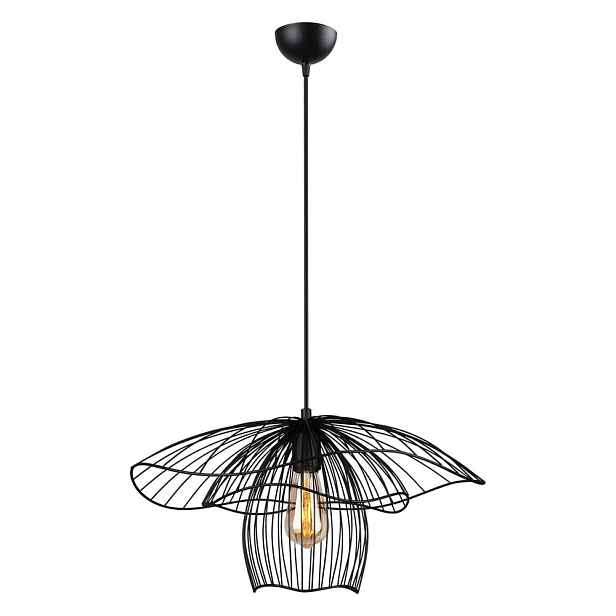Černé závěsné svítidlo Squid Lighting Root, výška 123 cm