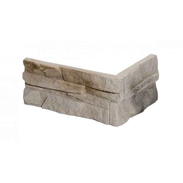 Roh Fasádní Stones Patan soft grey 13x10 cm reliéfní RPATANSOGR