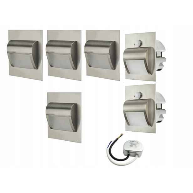 Sada osvětlení schodů Halogen Led 6x senzory