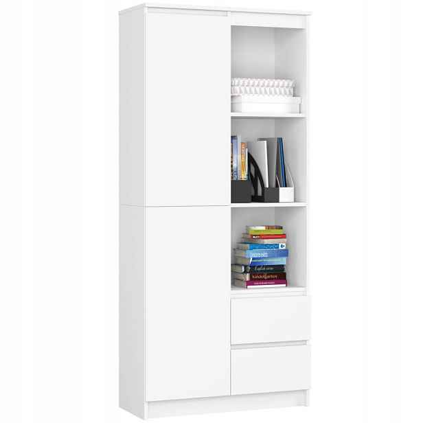 Kancelářský regál R11 Clp 80 cm bílý na knihy Akd