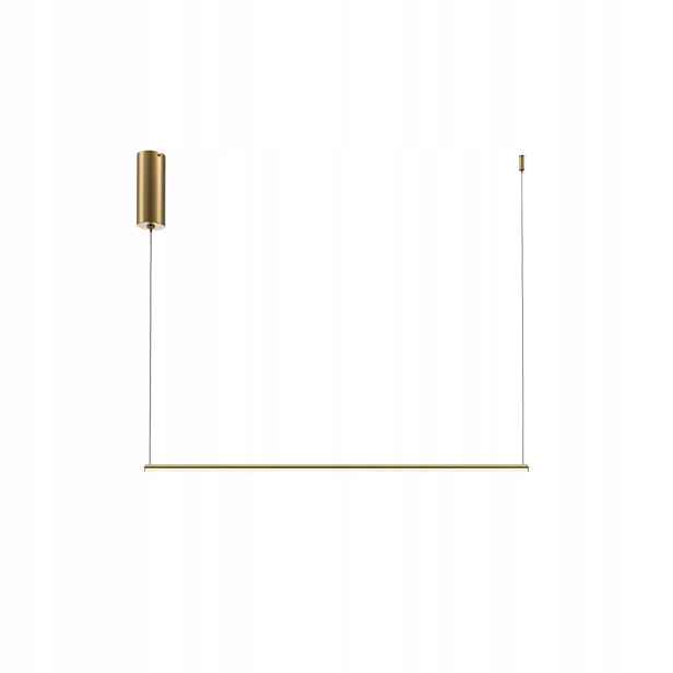 Maytoni Halo Závěsná lampa 80 cm Led 10 W Zlatá IP20 Stropní