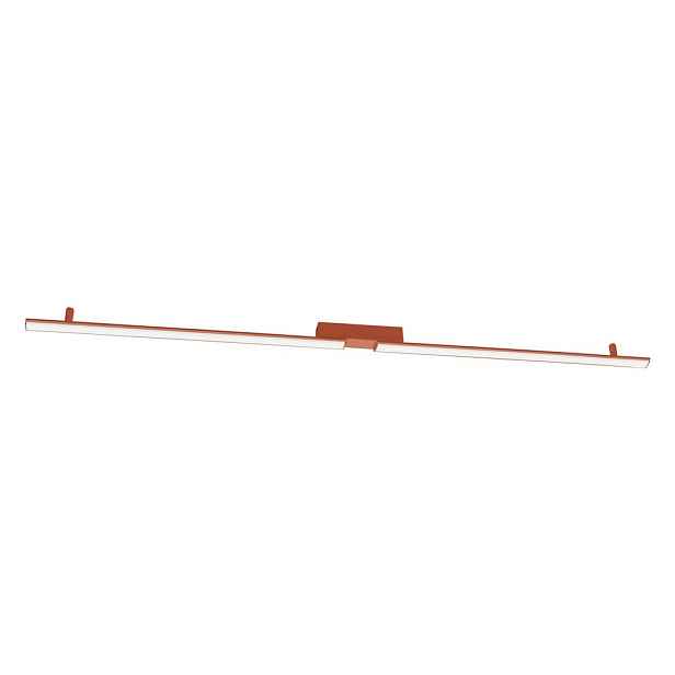 Hliníkové LED stropní svítidlo v cihlové barvě 4x181 cm LAGOM – Thoro