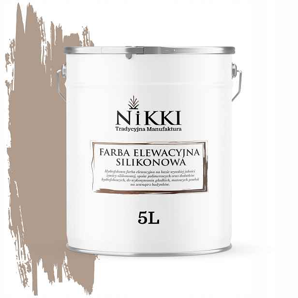 Barva Silikonová Fasádní Barva 5L Ořechový Světlý F534 Uv
