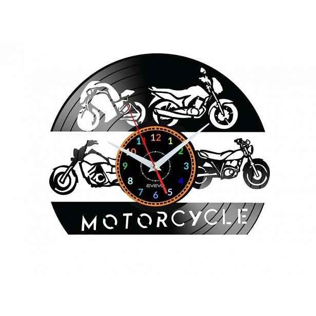 Motor Dárek Originální dekorace do domu Hodiny z vinylové desky