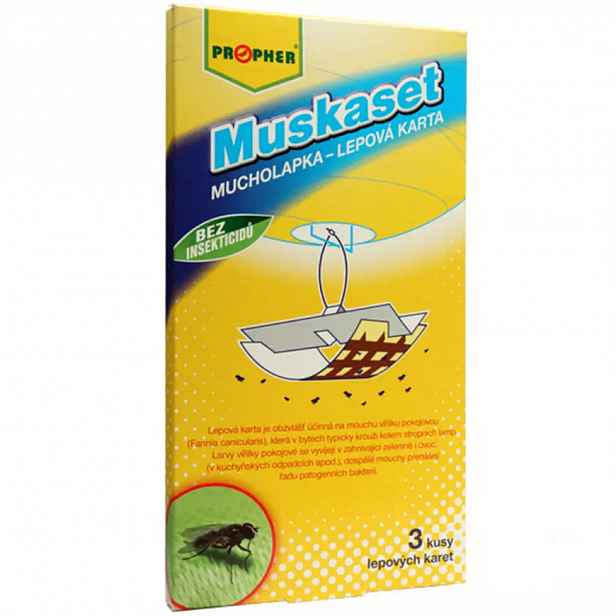 Muskaset - lepová karta 3 ks