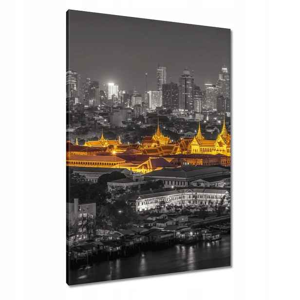 Obrazy 70x100 Zlatá noc v Bangkoku