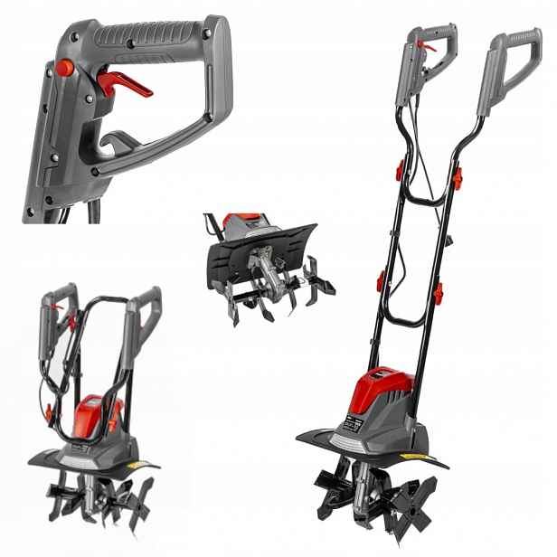 Kultivátor 1050 W, pracovní šířka 36 cm Garden Dedra DED8709