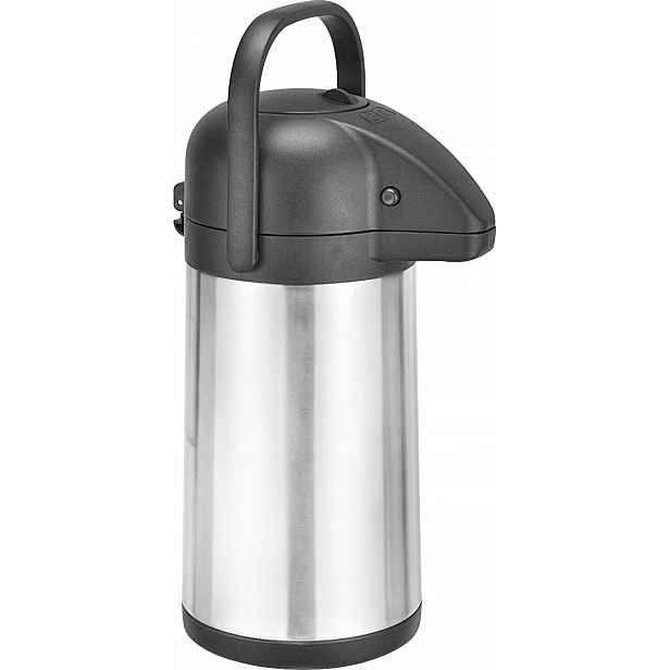 Nerezová termokonvice, kapacita 2,2l ,pumpovací, dvoustěnná