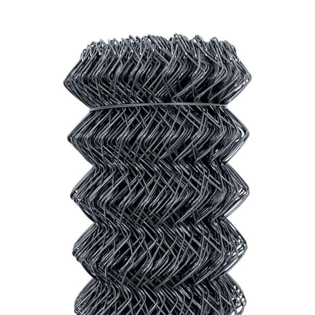 Pletivo čtyřhranné Ideal Zn + PVC Kompakt 50 antracit výška 1,6 m 25 m/role