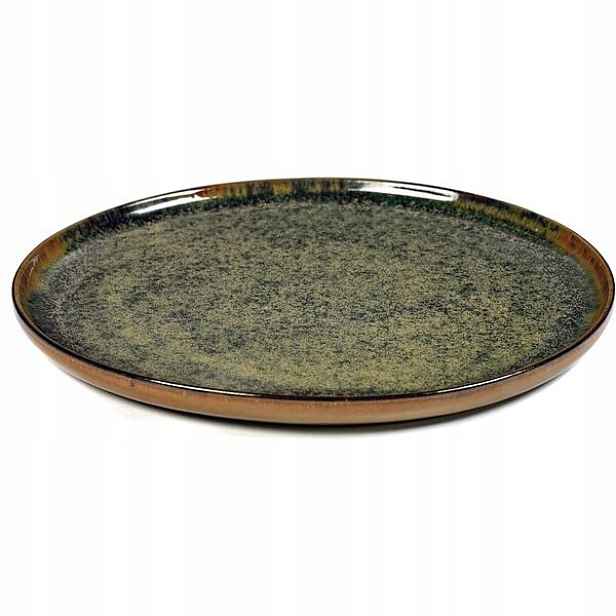 Talíř Serax Surface M 24 cm, indi šedá 4 ks