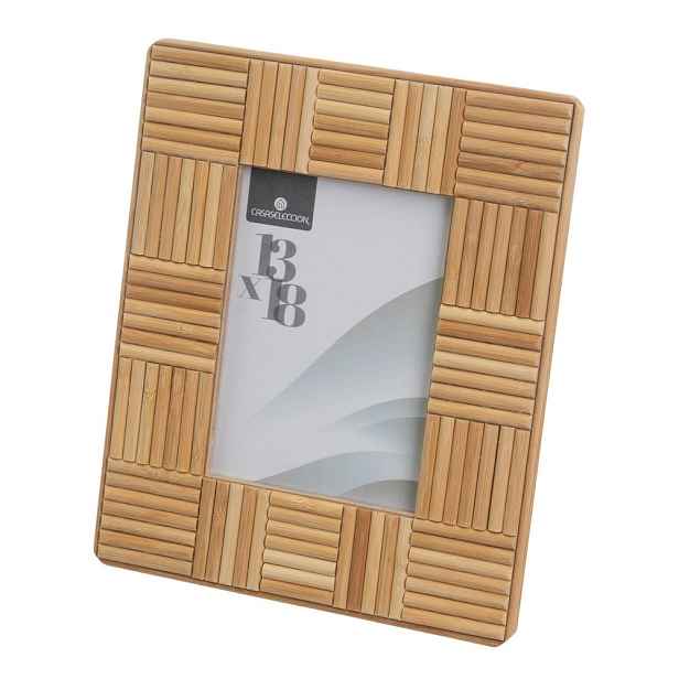 Bambusový stojací rámeček v přírodní barvě 23x28 cm – Casa Selección