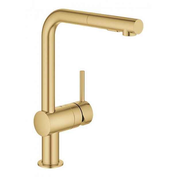 Dřezová baterie Grohe Minta s otočným ramínkem kartáčovaný Cool Sunrise 30274GN0