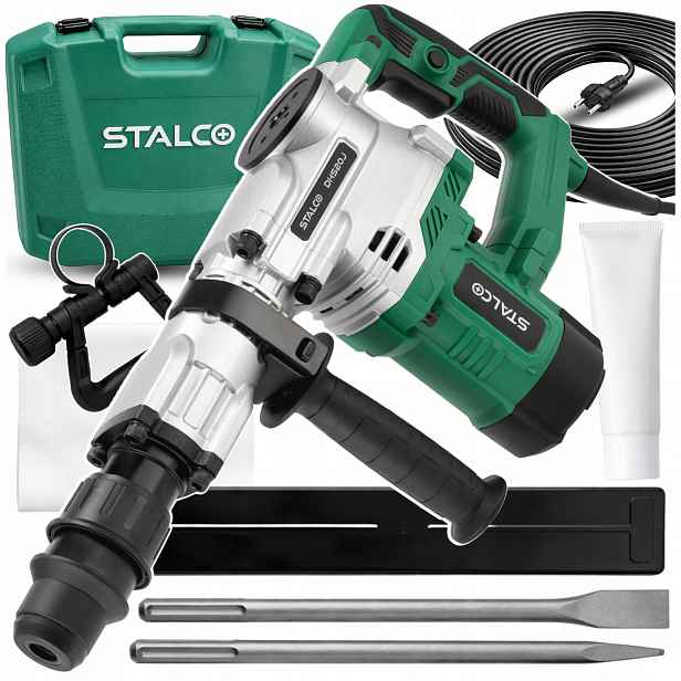 Vrtací Kladivo Vrtačka S Příklepem 1300W 20J Sds Max Kufr Dláta Stalco