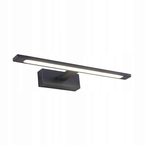 Černá Led nástěnná lampa Alter 12W Zuma Line, 4000K, IP44, 1400 lm