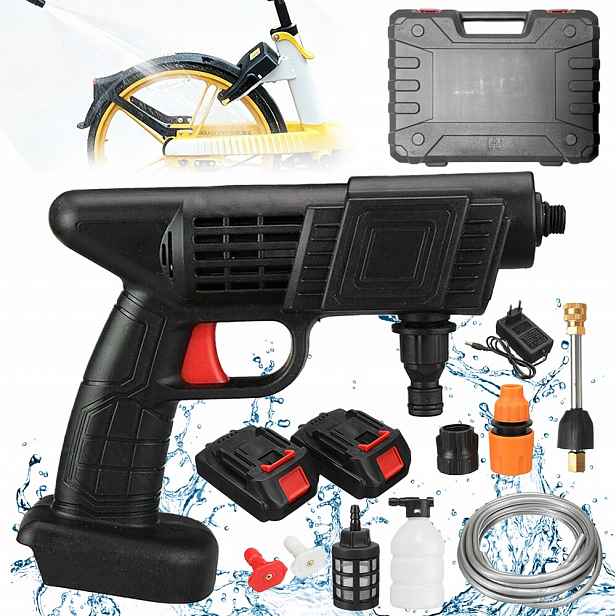 300W Mycí Pistole, Tlaková Myčka, Bezdrátová Tryska Do Auta