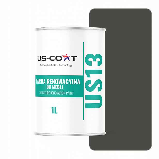 Barva Pro Kuchyňský Nábytek Na Přední Straně Skříněk Mdf Šedá Tmavá RAL7022 Mat 1L