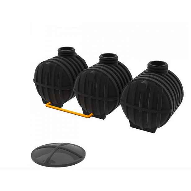Nádrž na dešťovou vodu Plastsvar SMART 18 000 l (sestava 3×6 000 l)