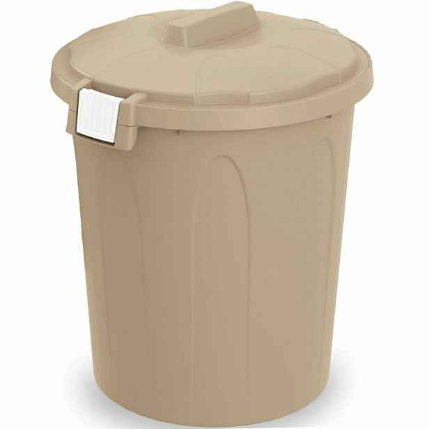 Odpadkový koš Dustbin, 50 l, kávová, 50 l