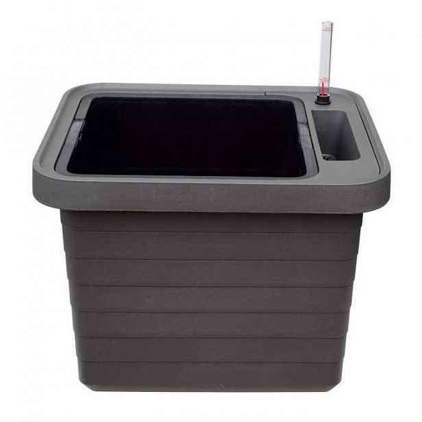 Truhlík samozavlažovací BERBERIS UNO plast antracit