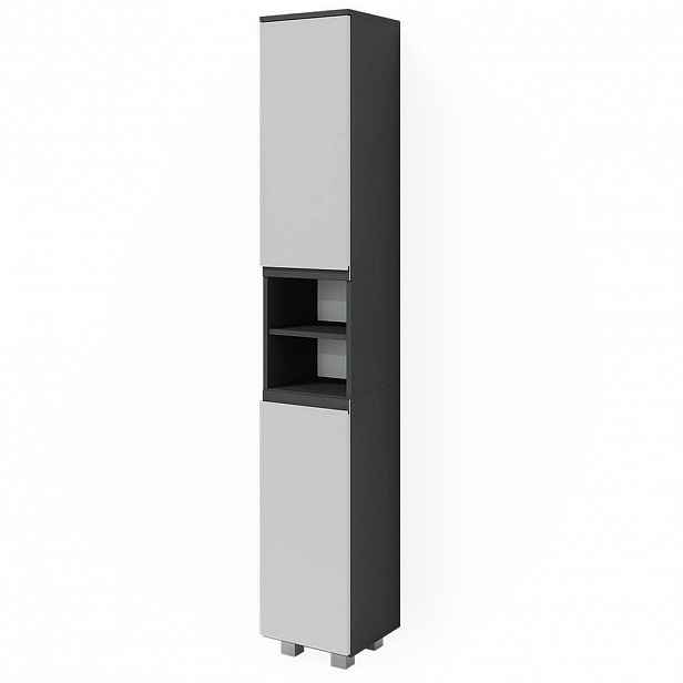 Vicco KOUPELNOVÁ SKŘÍŇKA J-Shape Bílá 30 x 190 cm