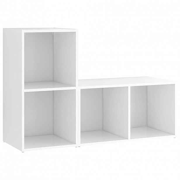 vidaXL TV skříňky 2 ks bílé 72 x 35 x 36,5 cm kompozitní dřevo