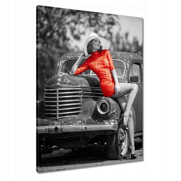 Obrazy 60x80 Elegantní žena
