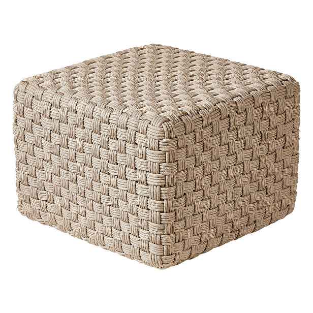 Beliani PUF Taupe Nalli