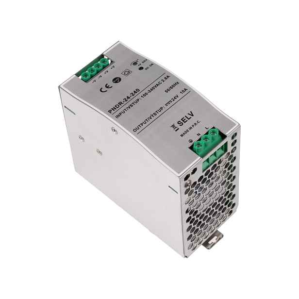 LED zdroj 24V 240W PNDR-24-240 DIN lišta
