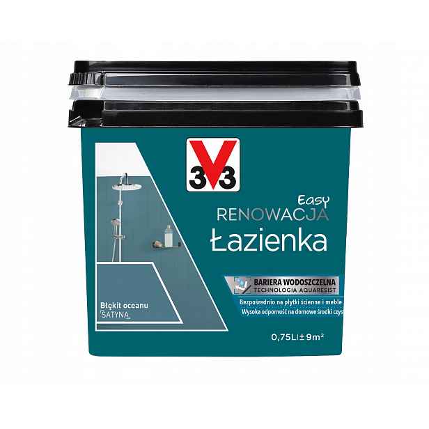 V33 Easy Renovace Koupelna Světle Modrá Oceánská 0,75L