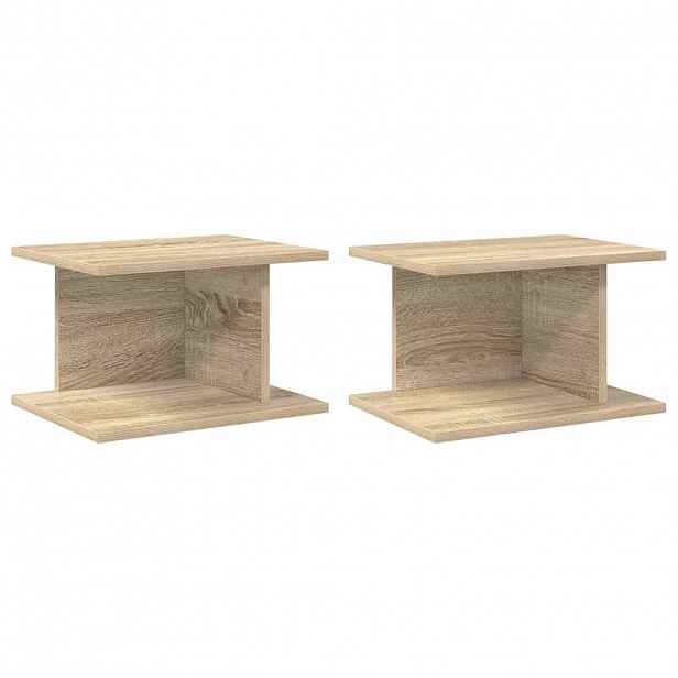 vidaXL Noční stolek 2 ks Sonoma dub 40 x 30 x 25 cm Kompozitní dřevo