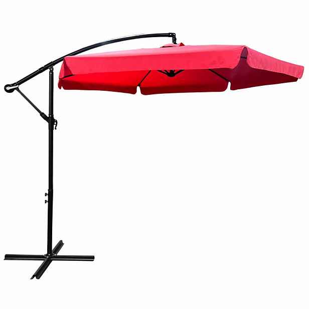 RAUMHIRSCH FURNITURE ZAHRADNÍ PARASOL Červený 300/245/300