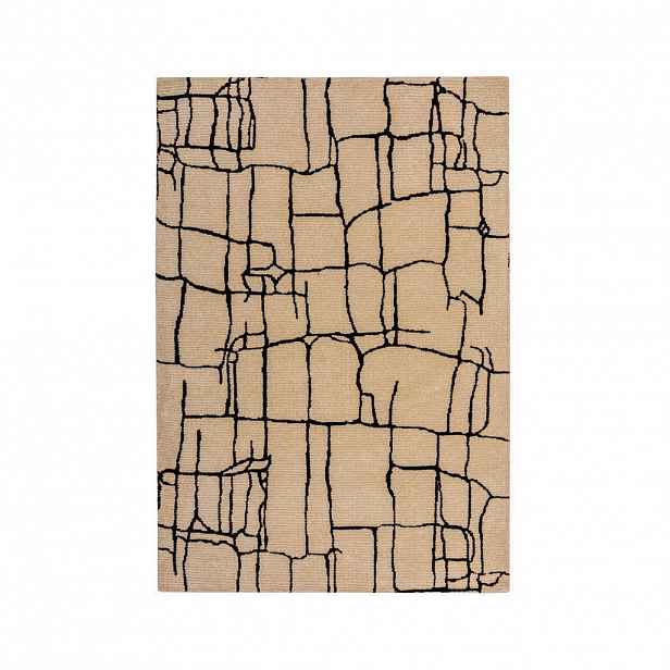 Flair Rugs TKANÝ KOBEREC, 160/230 cm krémová
