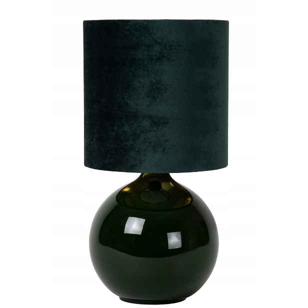 Skleněná stolní lampa s stínítkem zelená 40W E14 Esterad Lucide