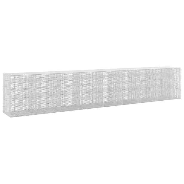 vidaXL Gabion s drátem 3,5 mm a síťkou 5x2,5 cm 850x100x150 cm