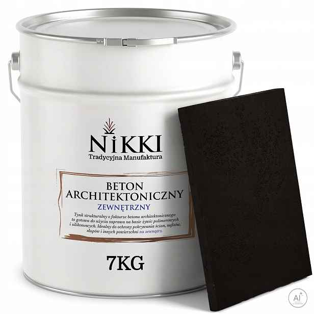 Architektonický fasádní beton 5 m2 7 kg Černá RAL9005