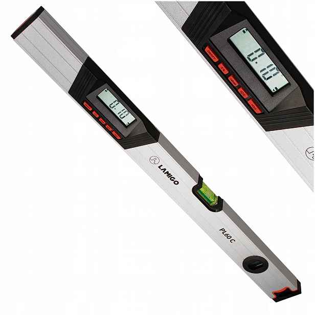 Elektronická laserová vodováha PL-60C LCD 360 stupňů digitální vodováha