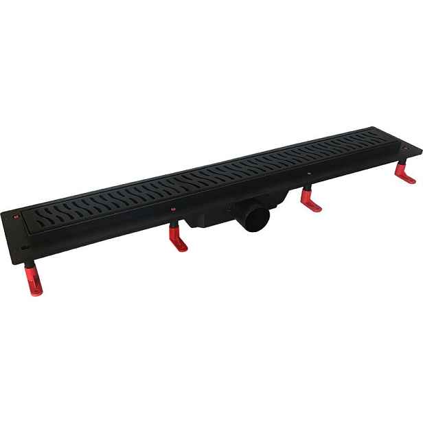 HOPA Odtokový žlab STANDARDline BLACK 90 cm Harmony