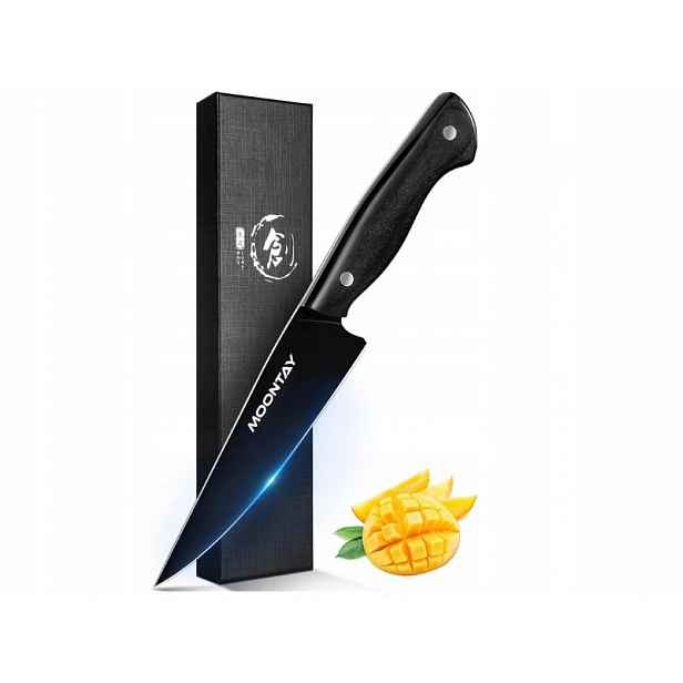 Nůž 15 cm Nerezová Ocel s rukojetí z masivního dřeva 12 cm