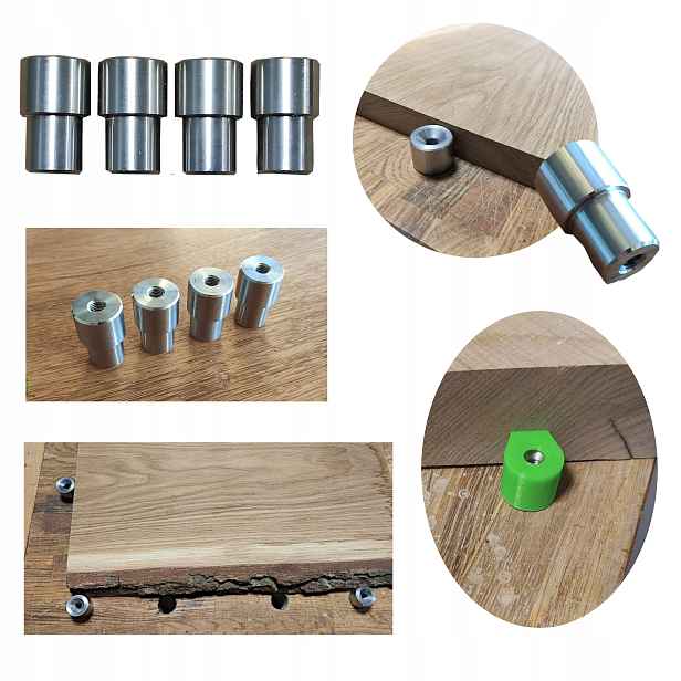 Truhlářské Imak, bench dog, výška 20 mm, pro stoly Mft 3/4", kyselka