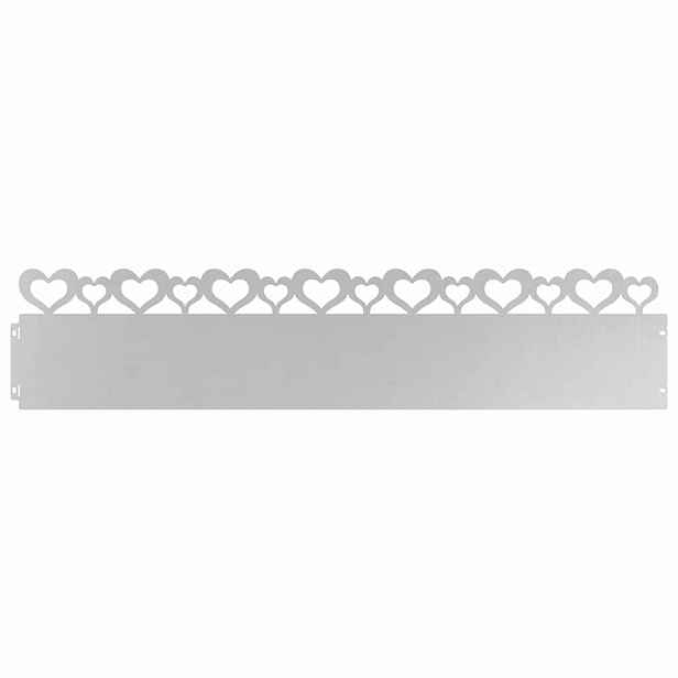 vidaXL Obrubníky trávníku 30 ks 103 x 0,05 x 22 cm Nerezová ocel