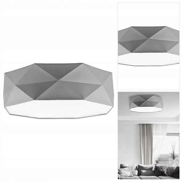 Stropní Svítidlo šedý Kantoor moderní plynulé linie do předsíně Tk Lighting