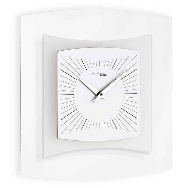 Designové nástěnné hodiny I059BN white IncantesimoDesign 35cm