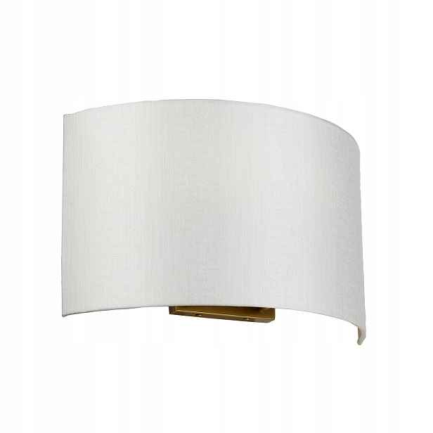 Nástěnné svítidlo zlaté krémové stínidlo 39 cm do obývacího pokoje Designer's Lightbox