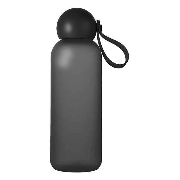 Černá cestovní lahev z recyklovaného plastu 650 ml Tom – Sagaform