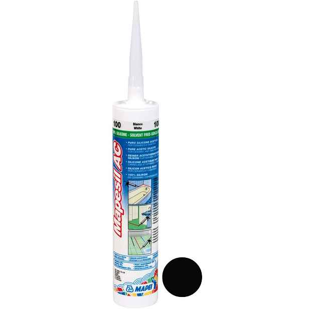 Tmel silikonový Mapei Mapesil AC 120 černá 310 ml