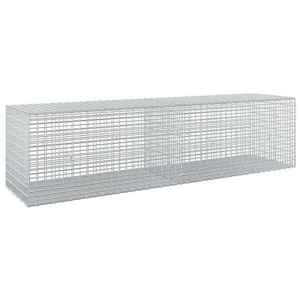vidaXL Gabion s drátem 3,5 mm a síťkou 5x2,5 cm 200x50x50 cm