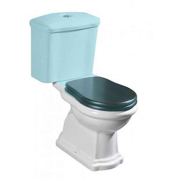 RETRO WC mísa kombi BÍLÁ SAPHO
