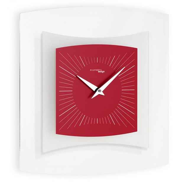 Designové nástěnné hodiny I059VN red IncantesimoDesign 35cm