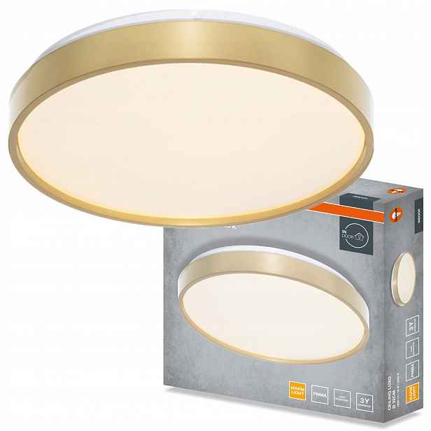 Stropní Svítidlo Led Stropní Svítidlo Nástěnné svítidlo Panel 18W 990lm 3000K Osram